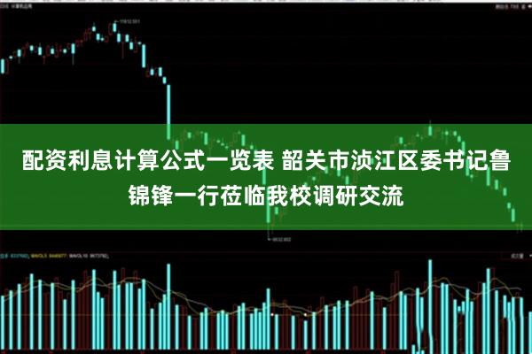 配资利息计算公式一览表 韶关市浈江区委书记鲁锦锋一行莅临我校调研交流
